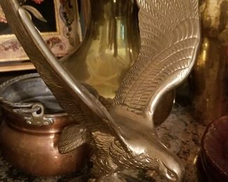 Beautiful vintage, medium Brass Eagle