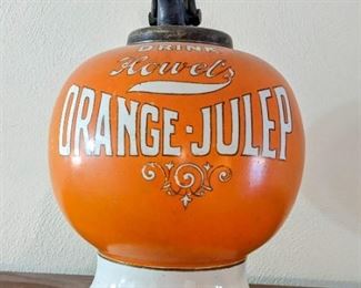 Orange Julep syrup dispenser
