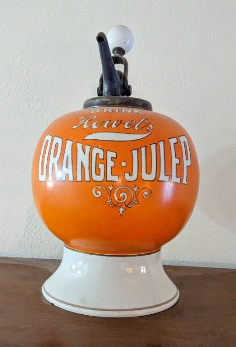 Orange Julep syrup dispenser
