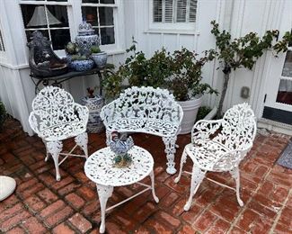 Painted Patio Seating