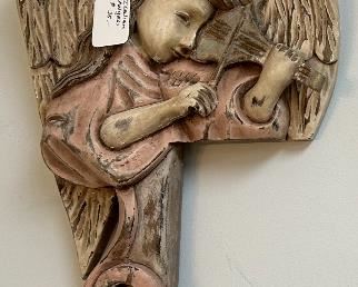 ITALIAN CARVED WOOD ANGEL