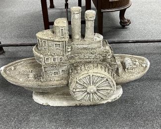 RARE, RARE FIND, STEAM CEMENT BOAT, SIGNED, APSIT BROS. LOOKS LIKE IT SUNK WITH THE TITANIC,ALL ORIGINAL