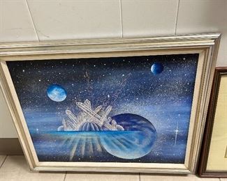 GREAT SPACE AGE FRAMED ART