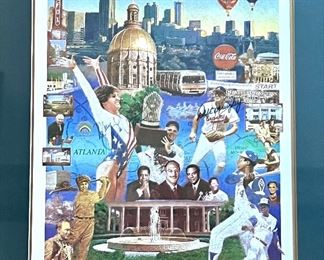 “It’s Atlanta”Signed by Mary Lou Retton & Dale Murphy 