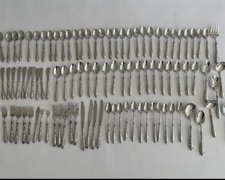 Incomplete Mixed Set of
Stainless Steel Oneida
Flatware Utensils “Sheraton” 