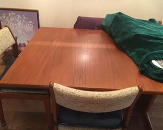 Dining table and chairs