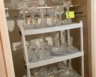 Cut glass and crystal items