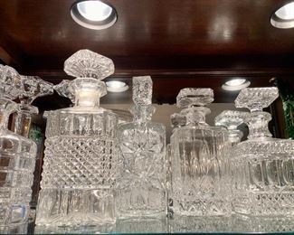 Crystal decanters