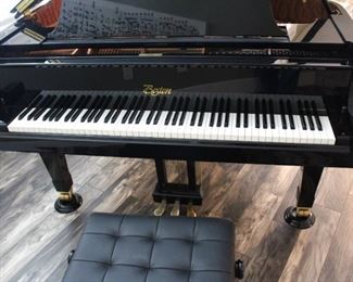 Beautiful Boston, Steinway A-III 6'4'' grand piano,  designed by Steinway and Sons.  Model GP 193 189991 Pe-11.  Purchased 5 years ago for $42,500, we are offering it for $32,000.