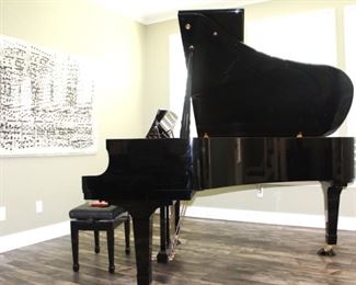 Beautiful Boston, Steinway A-III 6'4'' grand piano,  designed by Steinway and Sons.  Model GP 193 189991 Pe-11.  Purchased 5 years ago for $42,500, we are offering it for $32,000.