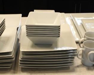 Crate and Barrel dishes.  Sorry, but only half of the dishes are now available for sale.