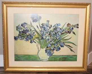 Nicely framed print.