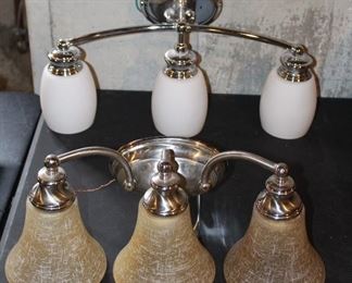 Wall light fixtures.