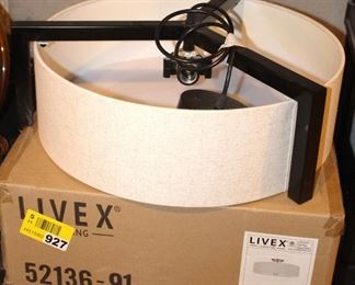 Livex ceiling light fixture and new one in box.