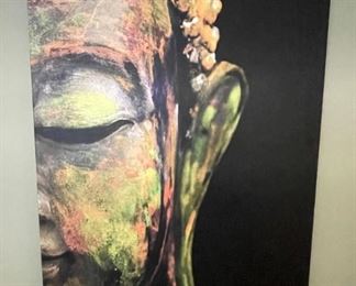 Art print on canvas.