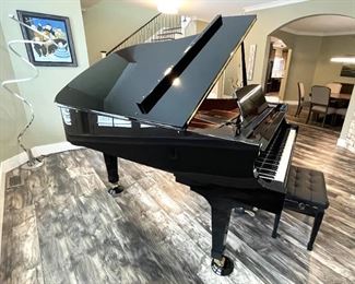 Beautiful Boston, Steinway A-III 6'4'' grand piano,  designed by Steinway and Sons.  Model GP 193 189991 Pe-11.  Purchased 5 years ago for $42,500, we are offering it for $32,000.