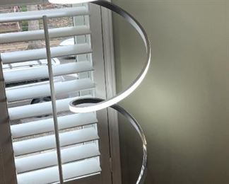 Modern floor lamp sculpture.  