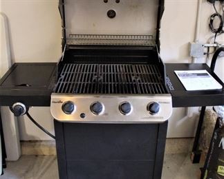 Char-Broil Performance propane 4 burner gas grill,  with side burner.