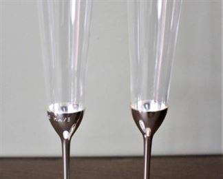 Kate Spade Champagne flutes.