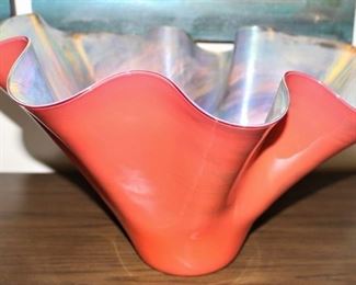 Beautiful glass art bowl.