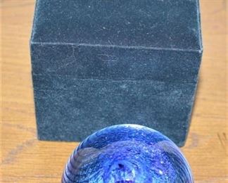 Glass Eye Studio paperweight.