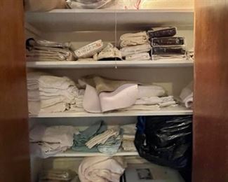 brand new linens and towels of all sizes