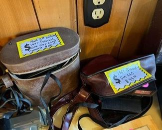 selection of vintage Polaroid cameras