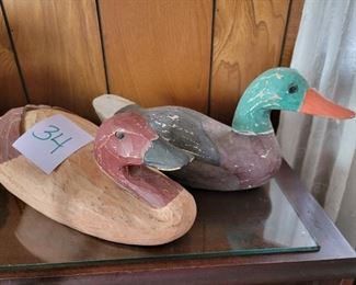 CARVED DUCKS