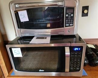 MICROWAVE and TOASTER OVEN