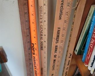 VINTAGE YARDSTICKS