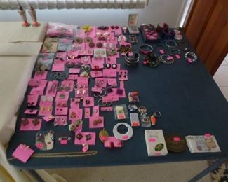 Just a small sample of the jewelry we have, so much it is in two different rooms!! Look at the other picture!!