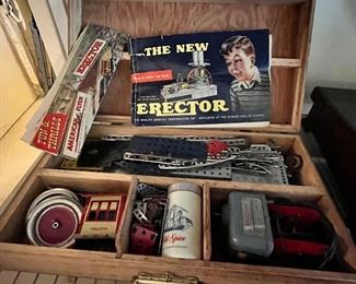 Vintage erector set