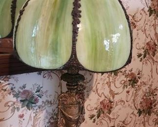 Antique Stained lamp