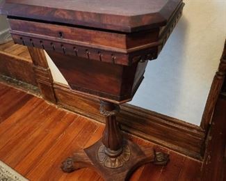 Mid 19th Century sewing stand/table Walnut