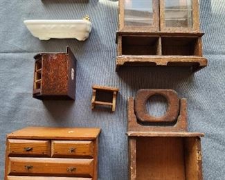 Antique Doll house furniture