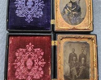 1850's Daguerreotype tintype cases