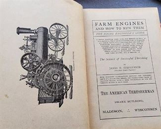 Farm Engines and How to run them Antique book