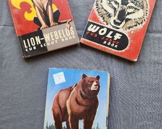 Vintage Cub Scout paperback books