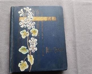 Antique Greeting card book
