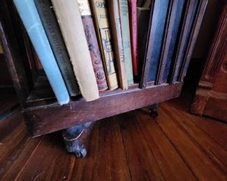 Edwardian Revolving Bookcase Walnut