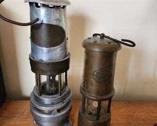 Wales mining lanterns  early 1900s