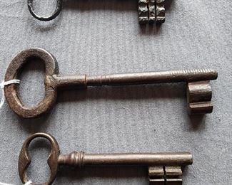 Antique jail keys
