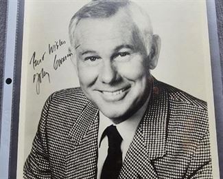 Johhny Carson Autograph