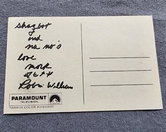Robin Williams  Autograph