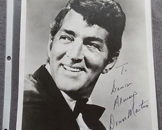 Dean Martin Autograph
