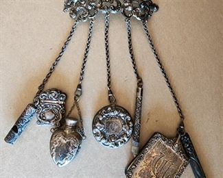Victorian Sterling Chatelaine 