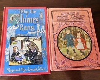 Antique Books including Grimms Fairy Tale Hansel and Gretel