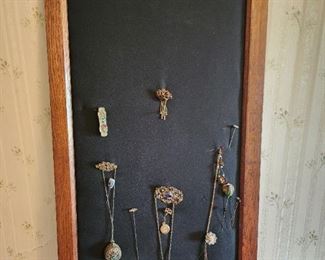 Antique pins and jewelry 