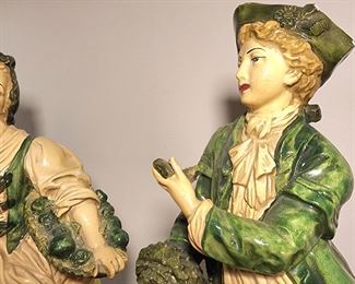 Niepold Borghese Chalkware figurines 