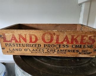 Small Land O Lakes cheese box